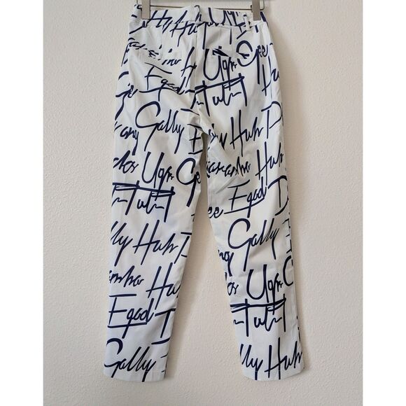 NWT Ovi graffiti party dressy ankle pants Sz M - Picture 4 of 11